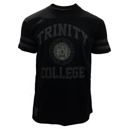Trinity Print BCI Cotton Premium T-shirt - Black & Grey