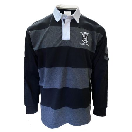 Trinity BCI Premium Rugby Jersey - Black & Grey