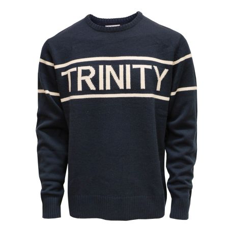 Trinity College Dublin Knitted Jumper Navy & Natural
