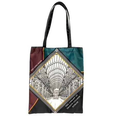 Trinity College Dublin Long Room Architecture Tote Bag